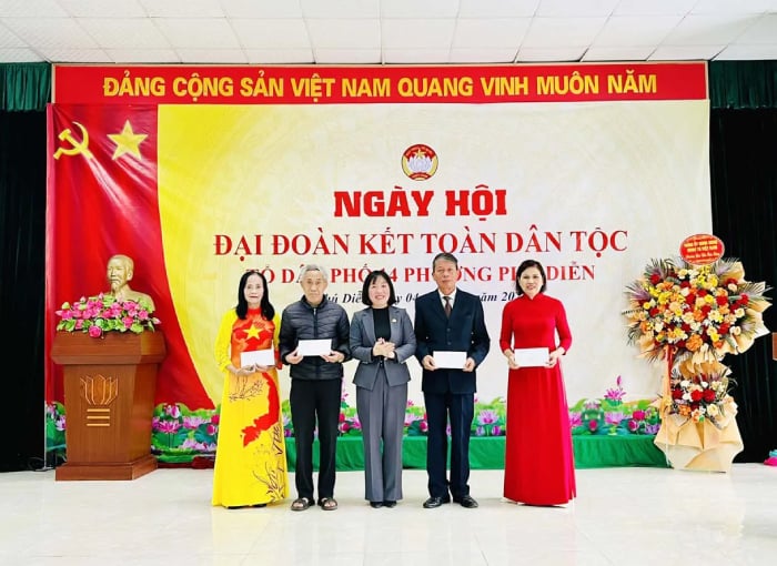 Sôi nổi Ngày hội Đại đoàn kết toàn dân tộc tại Tổ dân phố 14, phường Phú Diễn- Ảnh 3.