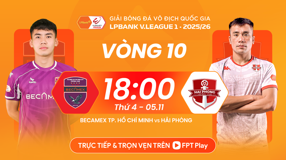 วิเคราะห์การแข่งขัน Becamex TP.HCM พบ Hai Phong เวลา 18.00 น. 5 พฤศจิกายน: ยืดสถิติไร้พ่าย - รูปที่ 1
