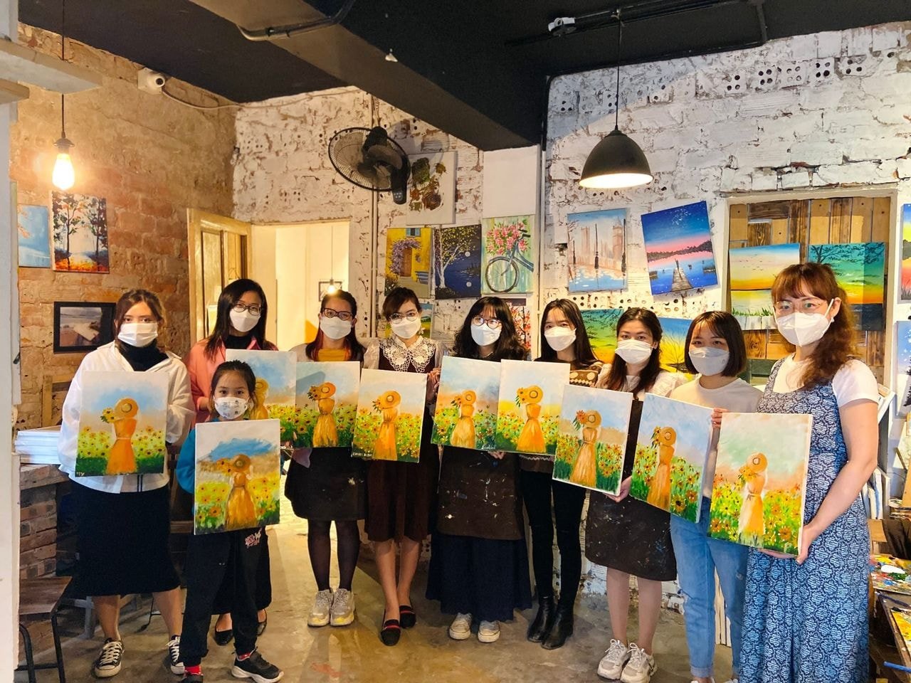 Мастерская живописи в Ханое