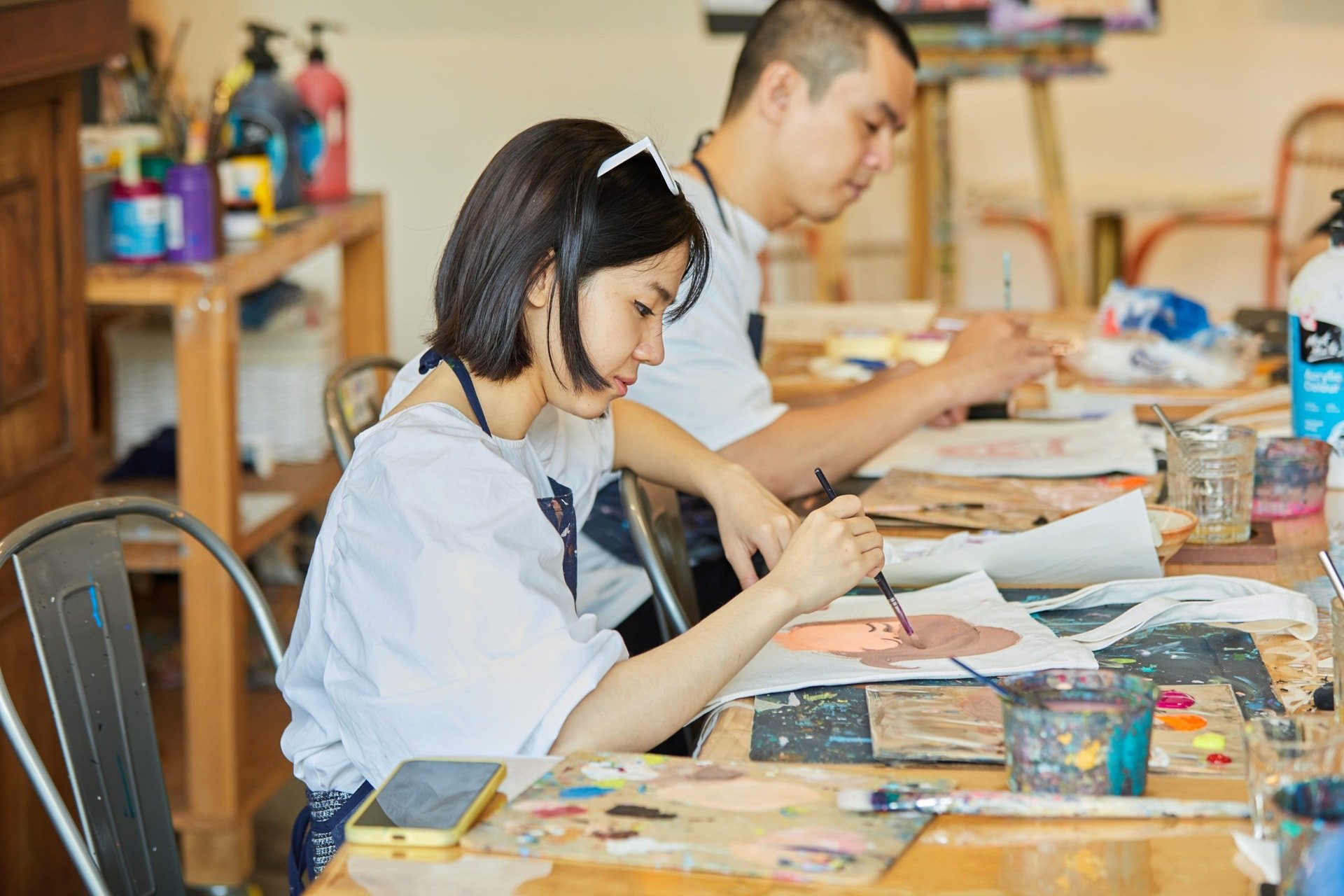 Мастерская живописи в Ханое