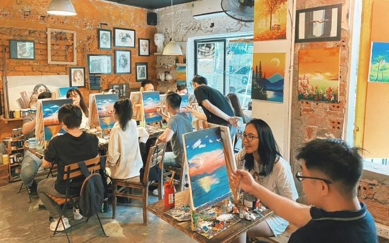 Мастерская живописи в Ханое