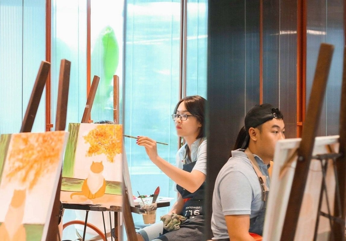 Мастерская живописи в Ханое