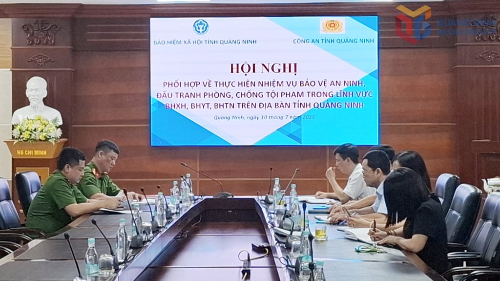 ធានារ៉ាប់រងសង្គមខេត្ត និងនគរបាលខេត្ត សម្របសម្រួលអនុវត្តភារកិច្ចការពារសន្តិសុខ និងប្រឆាំងឧក្រិដ្ឋកម្មលើវិស័យធានារ៉ាប់រងសង្គម ធានារ៉ាប់រងសុខភាព និងធានារ៉ាប់រងគ្មានការងារធ្វើនៅខេត្ត Quang Ninh ឆ្នាំ ២០២៥។
