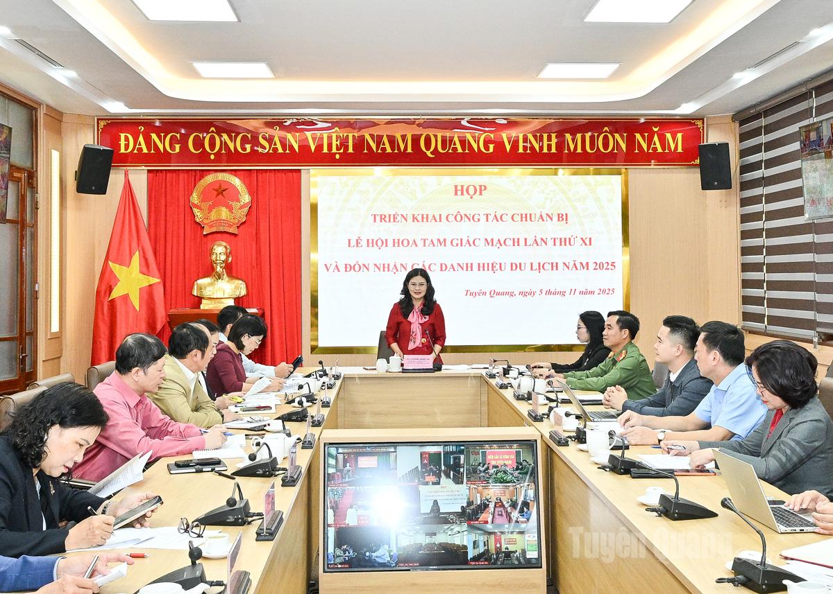 Заместитель председателя Народного комитета провинции Выонг Нгок Ха председательствовал на заседании лично и в режиме онлайн.