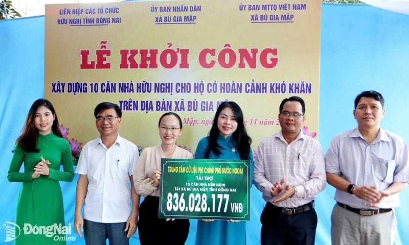 Đồng Nai: khởi công xây dựng 10 căn nhà hữu nghị cho gia đình khó khăn ở xã Bù Gia Mập