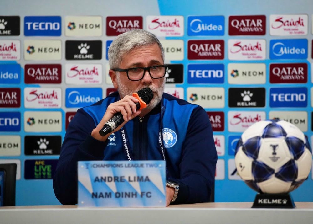 Trenér Nam Dinh André Lima si před zápasem věří. (Foto: TXND)
