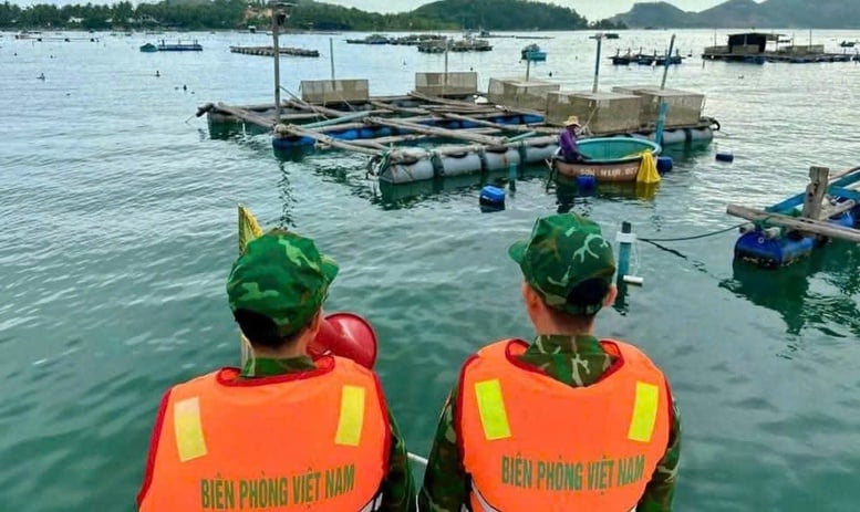 កម្រងរូបថត៖ ប្រជាជននៅតំបន់កណ្តាលប្រញាប់ប្រញាល់ឆ្លើយតបនឹងព្យុះលេខ ១៣ (កាល់ម៉ាហ្គី) - រូបថត ១០. Chùm ảnh: Người dân miền Trung hối hả ứng phó bão số 13 (Kalmaegi)- Ảnh 10.