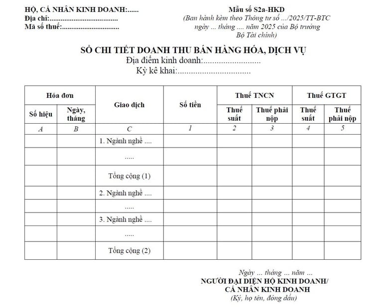 Hướng dẫn kế toán cho các hộ kinh doanh, cá nhân kinh doanh- Ảnh 3.