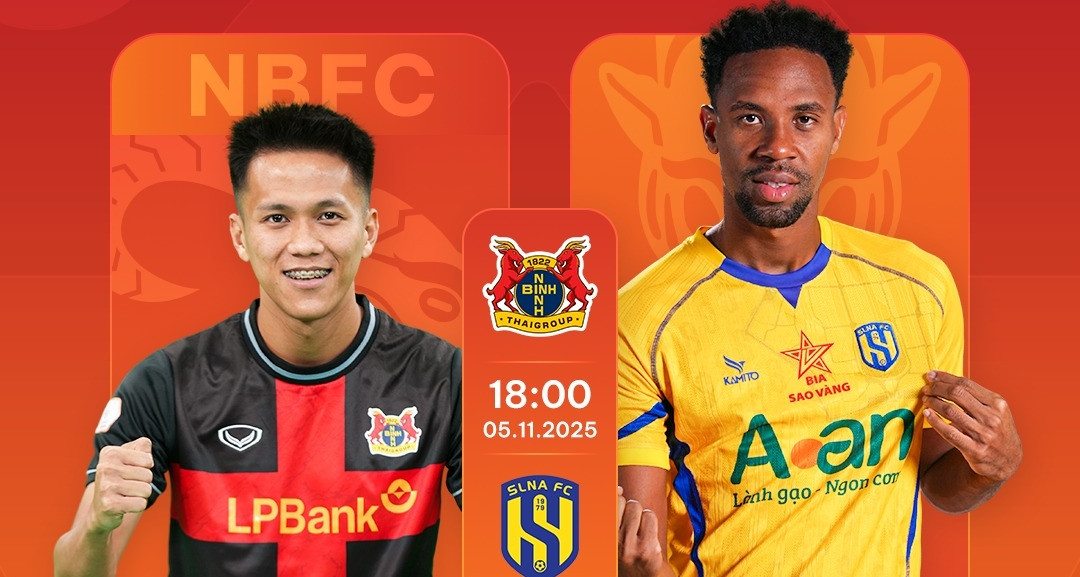 Trực tiếp bóng đá Ninh Bình vs SLNA: Khó cản chủ nhà