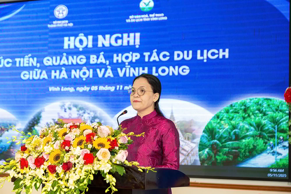 Hội nghị xúc tiến, quảng bá, hợp tác phát triển du lịch giữa Hà Nội và Vĩnh Long - Ảnh 3.