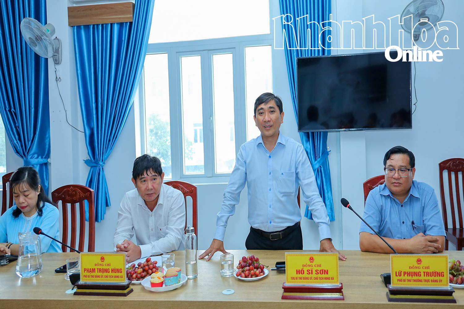 សមមិត្ត Ho Si Son ថ្លែងក្នុងពិធីចុះហត្ថលេខា។