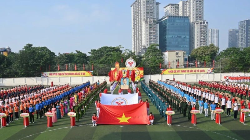 Đại hội Thể dục thể thao cấp cơ sở của Hà Nội đã góp phần thúc đẩy phong trào luyện tập thể thao trong nhân dân.