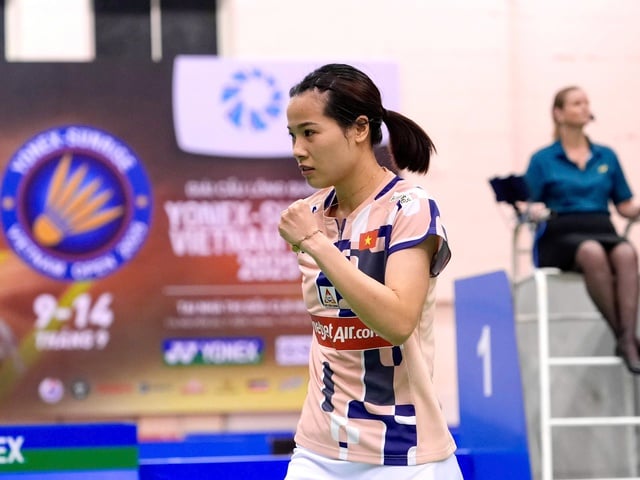Nguyễn Thùy Linh giành chiến thắng chóng vánh ở giải cầu lông Hàn Quốc Masters - Ảnh 1.