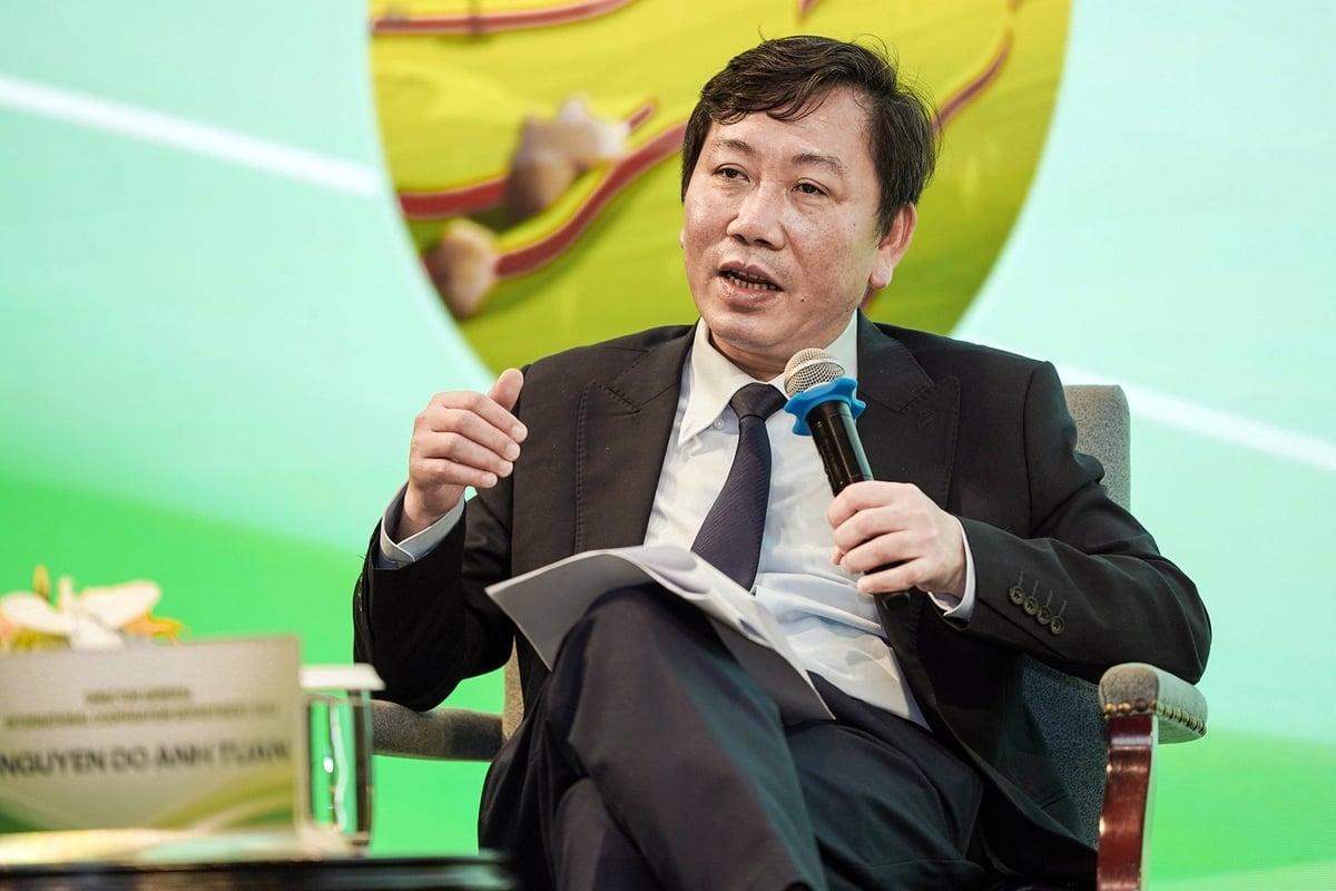 Bapak Nguyen Do Anh Tuan, Direktur Departemen Kerja Sama Internasional (Kementerian Pertanian dan Lingkungan Hidup). Foto: Bao Thang. Ông Nguyễn Đỗ Anh Tuấn, Vụ trưởng Vụ Hợp tác Quốc tế (Bộ Nông nghiệp và Môi trường). Ảnh: Bảo Thắng.