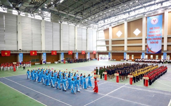 Gần 3.000 người tham gia Đại hội Thể dục thể thao phường Từ Liêm lần thứ I, năm 2025