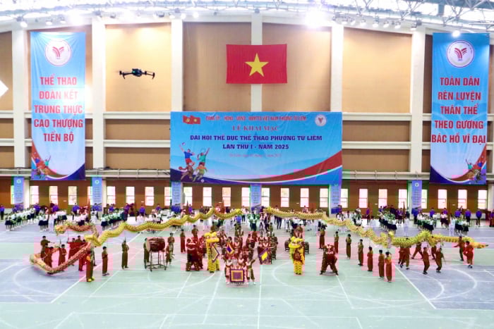 Sôi nổi Đại hội Thể dục thể thao phường Từ Liêm lần thứ I, năm 2025- Ảnh 4.