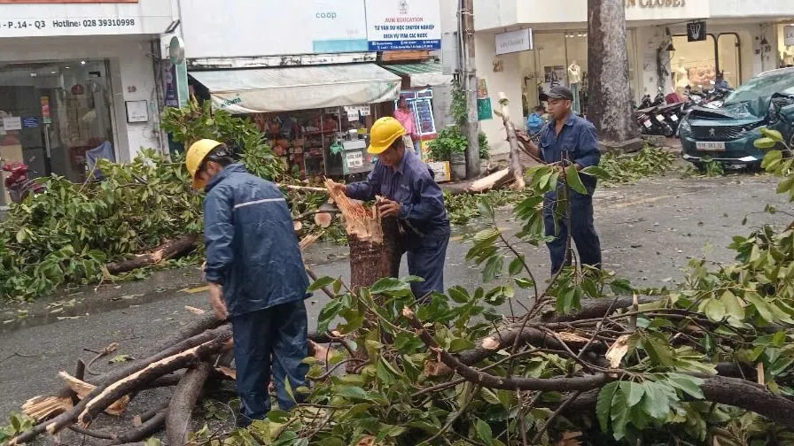 Chủ tịch UBND TPHCM yêu cầu trực ban 24/24 sẵn sàng ứng phó bão số 13