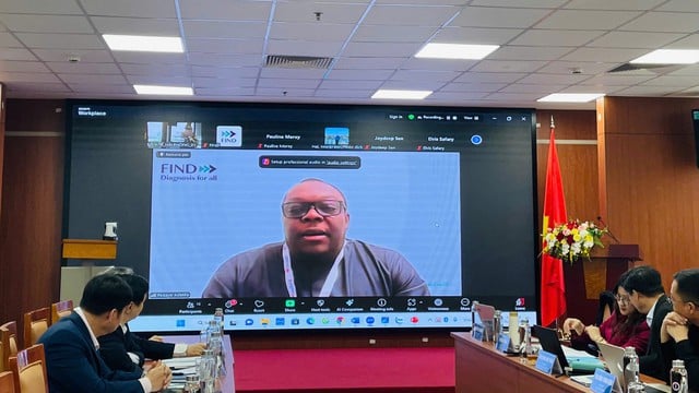 សម្ពោធគម្រោង 'ការកសាងគំរូបង់ប្រាក់រួមគ្នាសម្រាប់ការធ្វើតេស្ត HPV នៅវៀតណាម' នៅទីក្រុង Hai Phong - រូបថត ៤. Khởi động Dự án 'Xây dựng mô hình đồng chi trả xét nghiệm HPV tại Việt Nam' tại Hải Phòng- Ảnh 4.