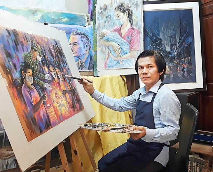 Đài tưởng niệm nạn nhân COVID-19 - Ảnh 1.