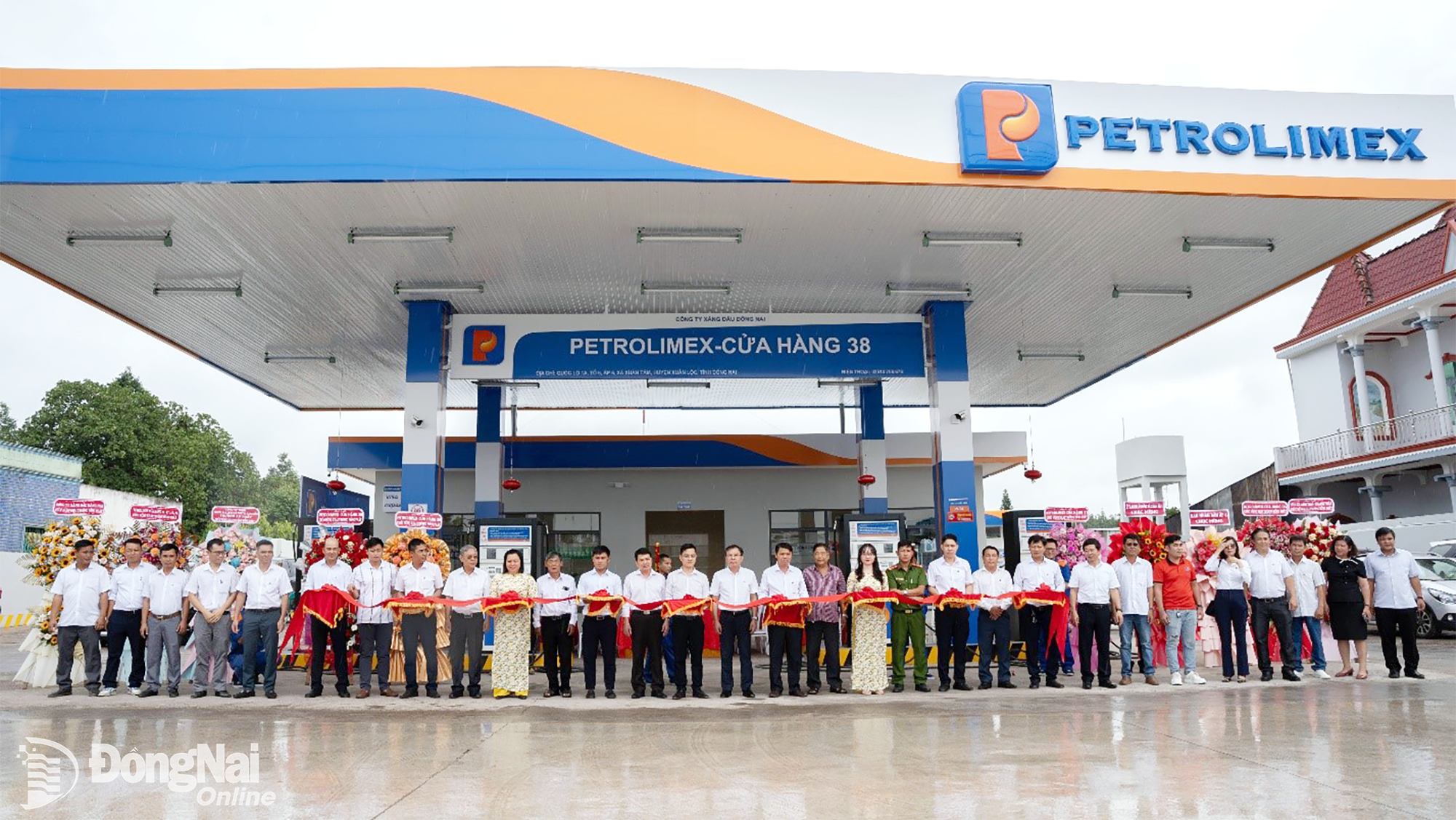 Khai trương khánh thành đưa vào hoạt động Petrolimex-Cửa hàng 38 tại Quốc lộ 1A, Ấp Xuân Tâm 6, Xã Xuân Hoà, Tỉnh Đồng Nai