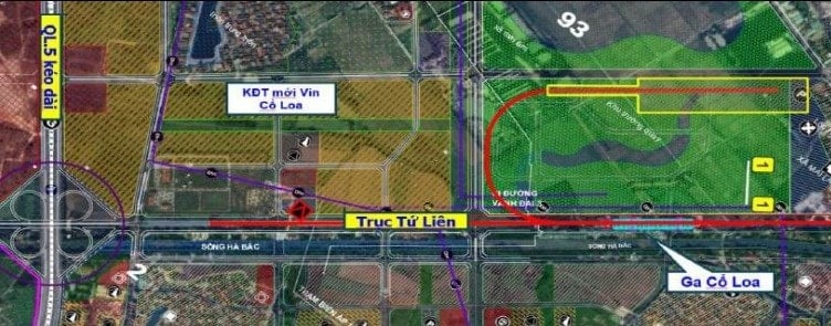 Szczegółowy schemat planowania stacji Co Loa.