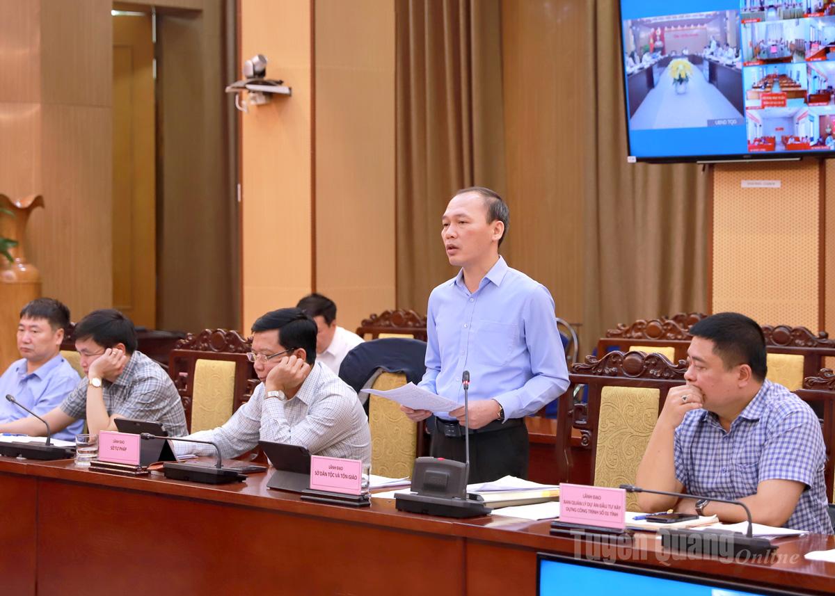 Lãnh đạo Sở Dân tộc và Tôn giáo đề xuất giải pháp tháo gỡ khó khăn trong giải ngân vốn các chương trình mục tiêu quốc gia.