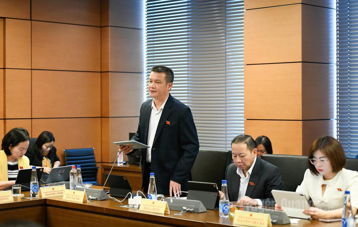 Đại biểu Hoàng Ngọc Định phát biểu thảo luận.