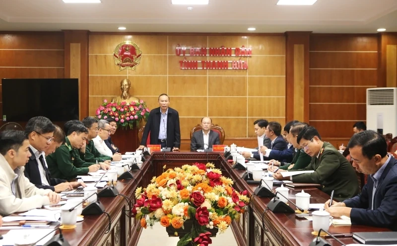 ຄະນະຜູ້ແທນເຮັດວຽກຂອງກະຊວງກະສິກຳ ແລະ ສິ່ງແວດລ້ອມ ໄດ້ເຮັດວຽກກັບແຂວງ ແທງຮ໋ວາ ກ່ຽວກັບການຕ້ານການຫາປາ IUU.