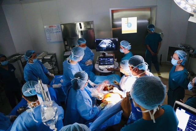 نوزاد دختر یک مادر سنگاپوری که در ویتنام کاتتریزاسیون قلب جنین انجام داده بود، سالم به دنیا آمد - عکس ۲.