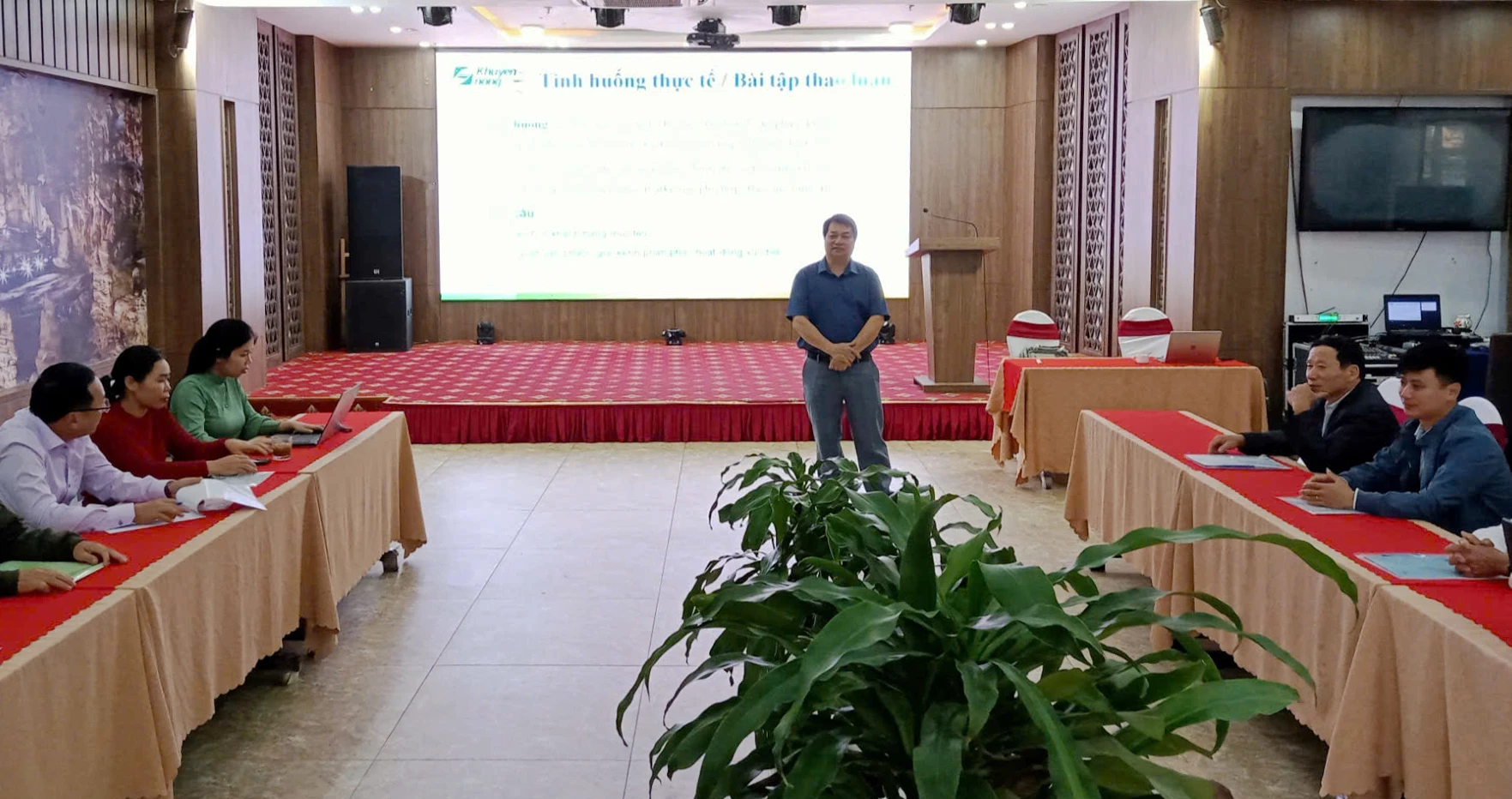 Scene fra treningsklassen - Foto: T.Hoa