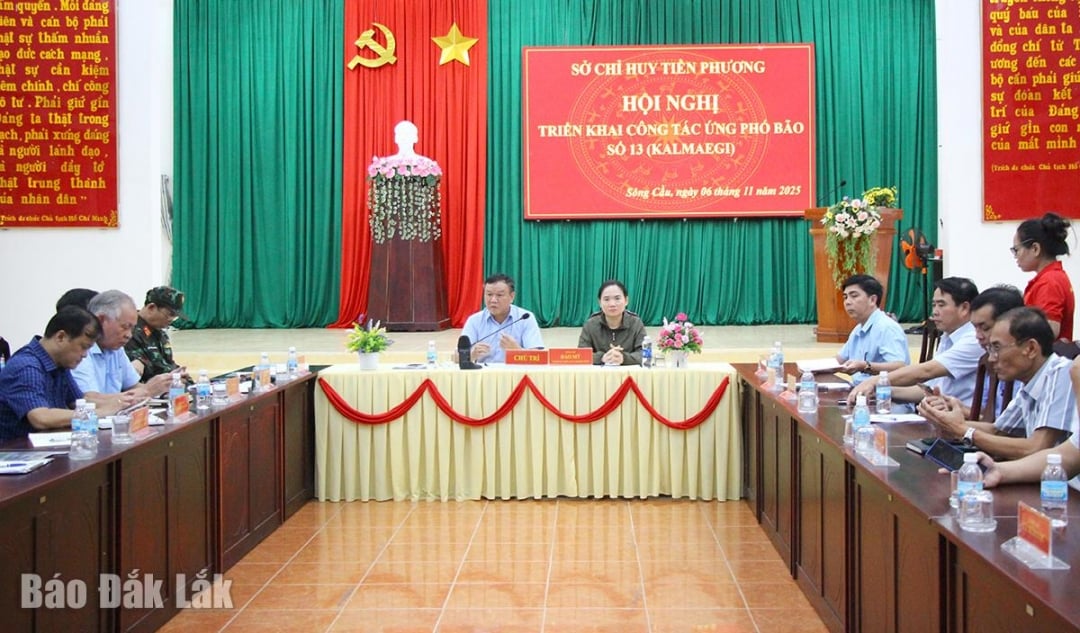 Cena da conferência sobre a resposta à tempestade nº 13.