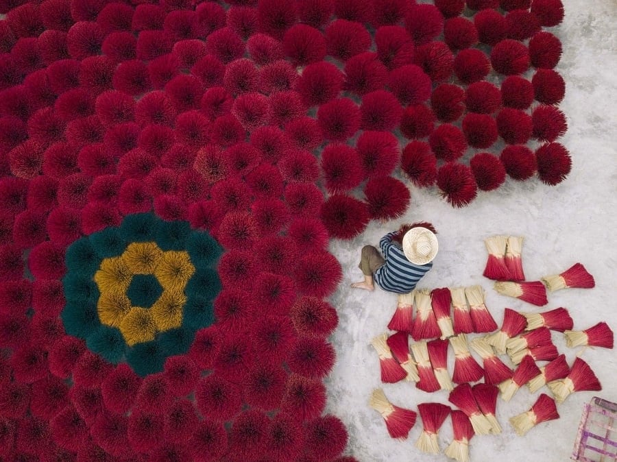 Aldea del incienso de Quang Phu Cau