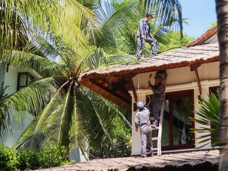 Khanh Hoa adası turizmi Kalmaegi fırtınasına yanıt veriyor - Fotoğraf 1. Du lịch biển đảo Khánh Hòa ứng phó với bão Kalmaegi - Ảnh 1.