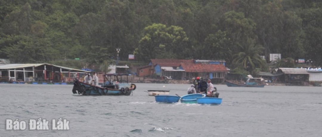 Мешканці Вунг Ро поспішили на берег, щоб уникнути шторму.