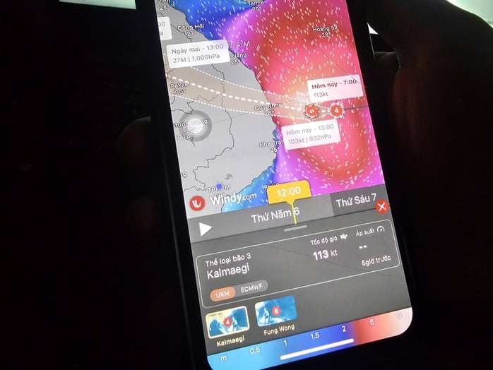 Cách đơn giản theo dõi bão số 13 Kalmaegi trực tiếp trên điện thoại - Ảnh 1.