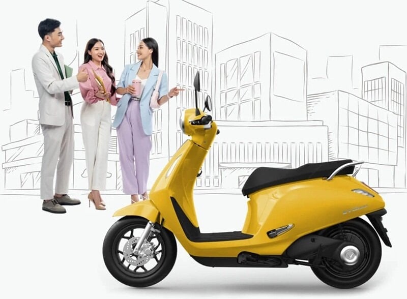 Motocykl elektryczny VinFast Evo200 (zdjęcie: VinFast).