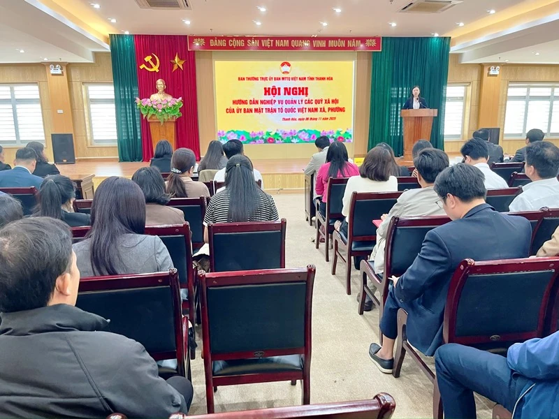 Hướng dẫn nghiệp vụ quản lý các quỹ xã hội của Mặt trận Tổ quốc