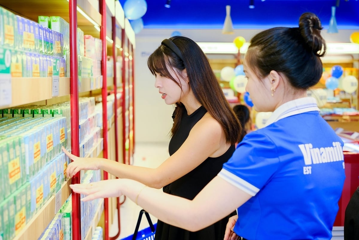 Vinamilks omsetningsvekst i hjemmemarkedet i tredje kvartal ble drevet av økt butikkjededekning, nye produkter og diversifiserte forbrukertilnærminger. Foto: Vi Nam.