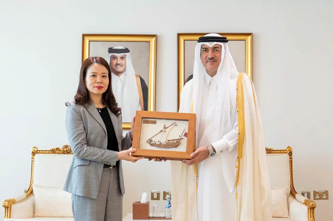 Biträdande utrikesminister Nguyen Minh Hang håller bilaterala möten vid världstoppmötet för social utveckling Thứ trưởng Ngoại giao Nguyễn Minh Hằng tiếp xúc song phương tại Hội nghị thượng đỉnh thế giới về Phát triển xã hội