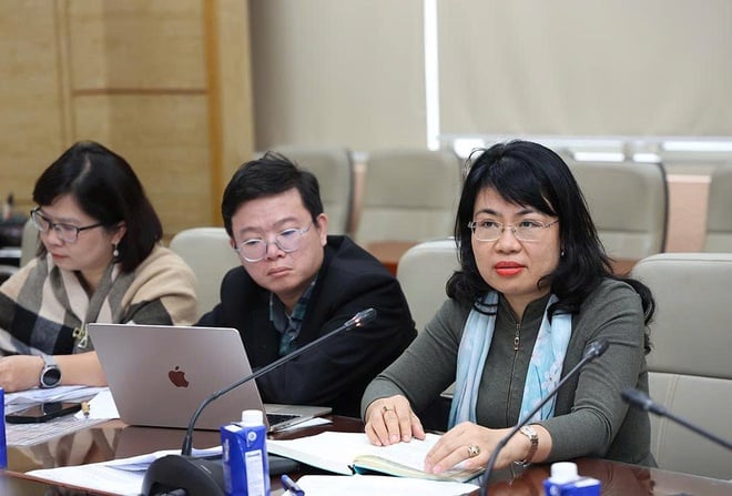 Biträdande minister Tran Van Thuan arbetade med delegationen från det franska Europa- och utrikesministeriet - Foto 5. Thứ trưởng Trần Văn Thuấn làm việc với đoàn công tác Bộ Châu Âu và Ngoại giao Pháp- Ảnh 5.