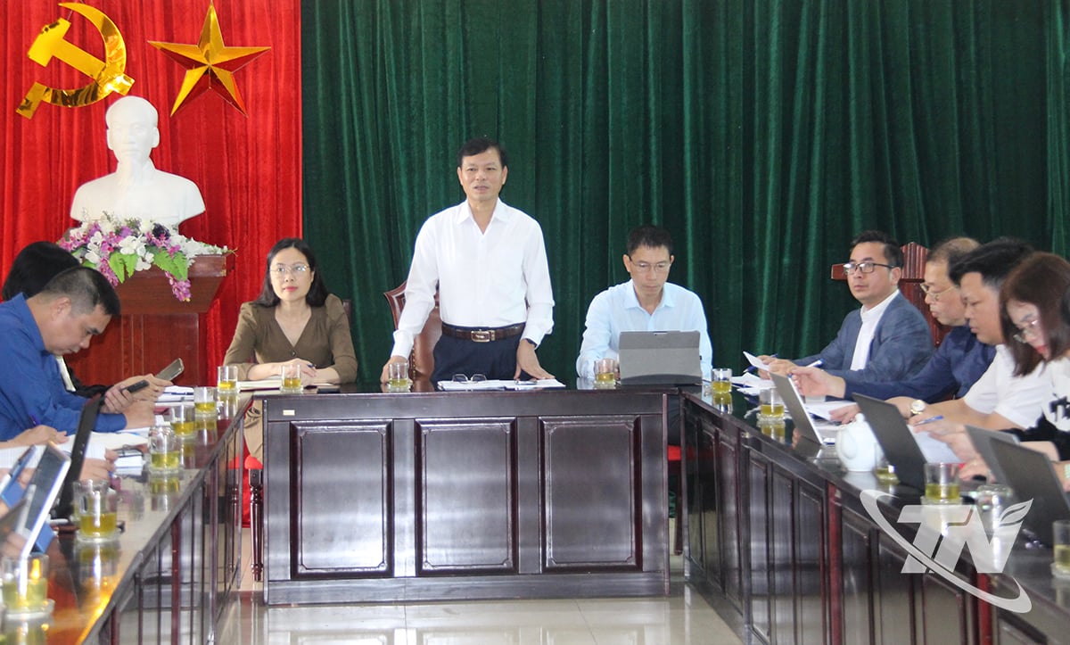 Comrade Duong Xuan Hung, Provincial Party Committee member, Director of the Department of Culture, Sports and Tourism of Thai Nguyen province