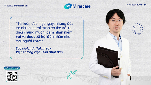 Mirai Care menaja 100% kos rawatan sel stem di Jepun untuk kanak-kanak autistik dalam keadaan sukar - Foto 2. Mirai Care tài trợ 100% chi phí điều trị tế bào gốc tại Nhật Bản cho trẻ tự kỷ có hoàn cảnh khó khăn- Ảnh 2.