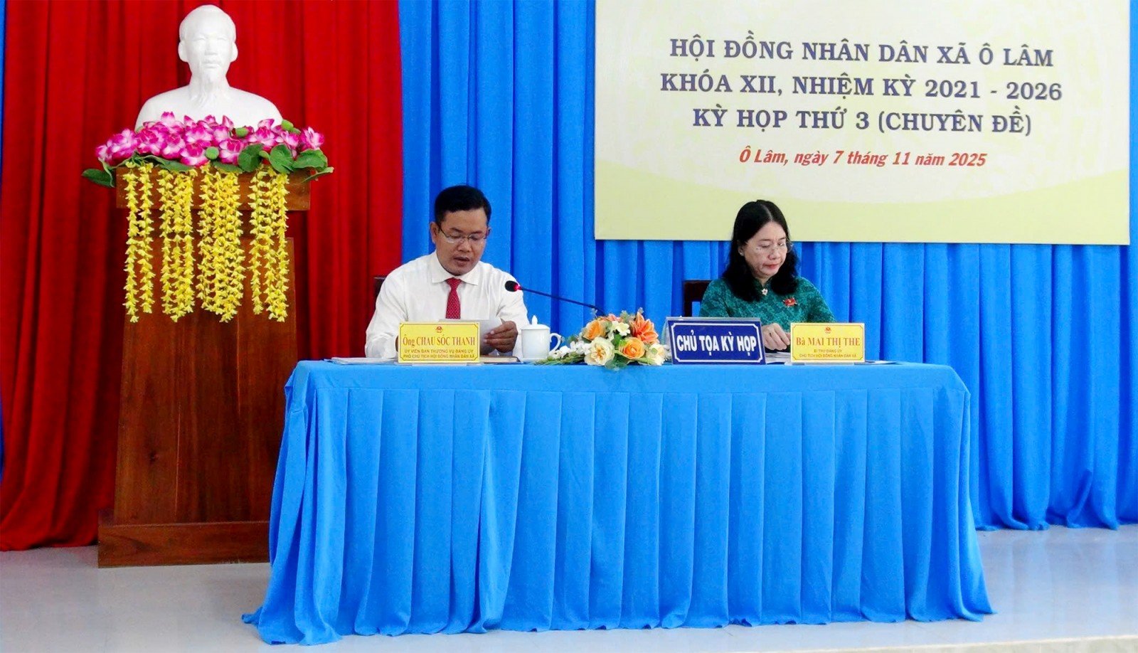 O Lam kommunes folkeråd vedtok ni resolusjoner på den tredje sesjonen