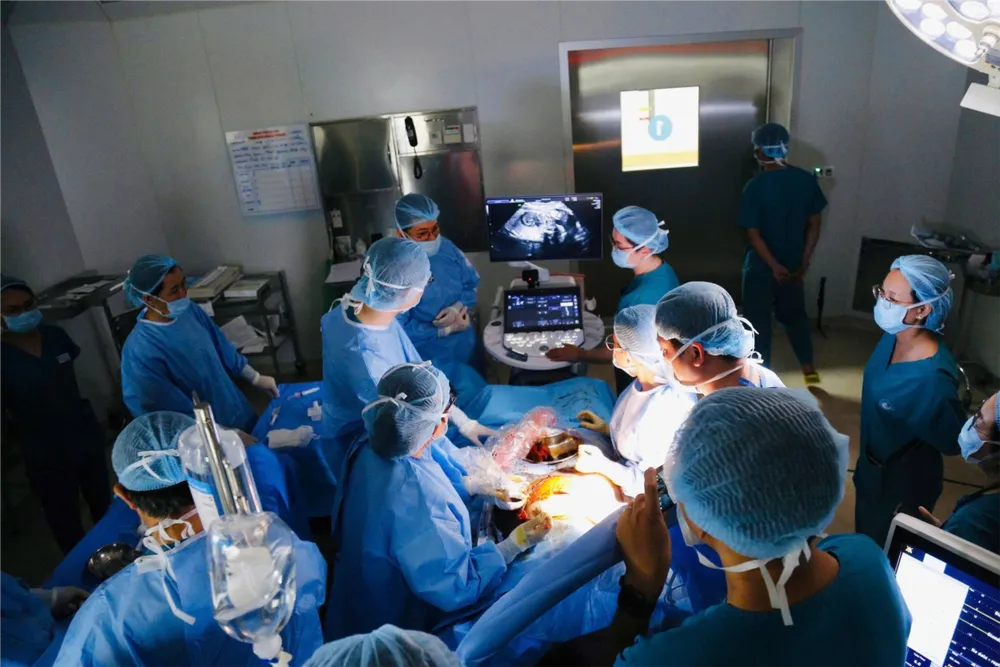 អន្តរាគមន៍ទារកនៅមន្ទីរពេទ្យ Tu Du