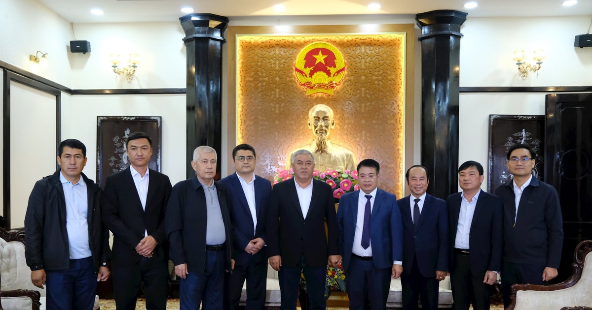 Lâm Đồng và tỉnh Jizzakh (Uzbekistan) tăng cường hợp tác trong lĩnh vực nông nghiệp và tơ lụa