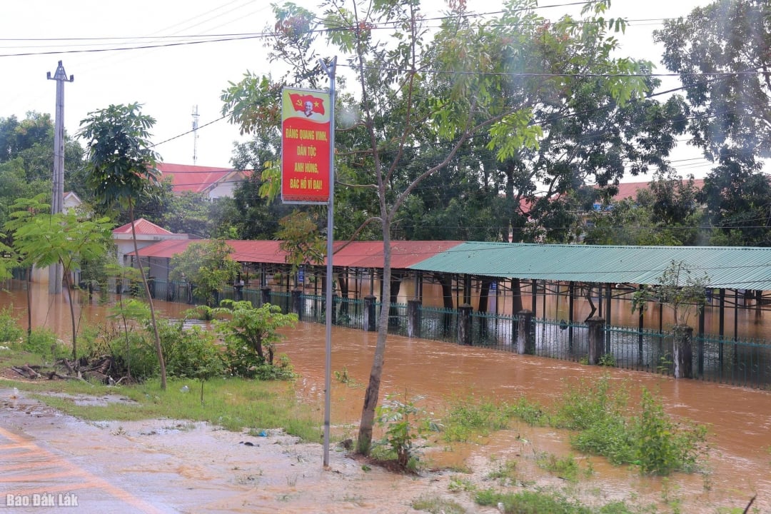 សាលារៀនជាច្រើននៅក្នុងតំបន់ត្រូវបានជន់លិច។