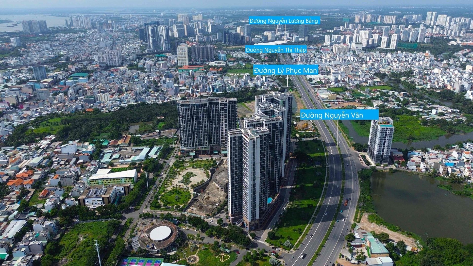 提案されている地下鉄路線は、第7区のグエン・ヴァン・リン通りから始まります。