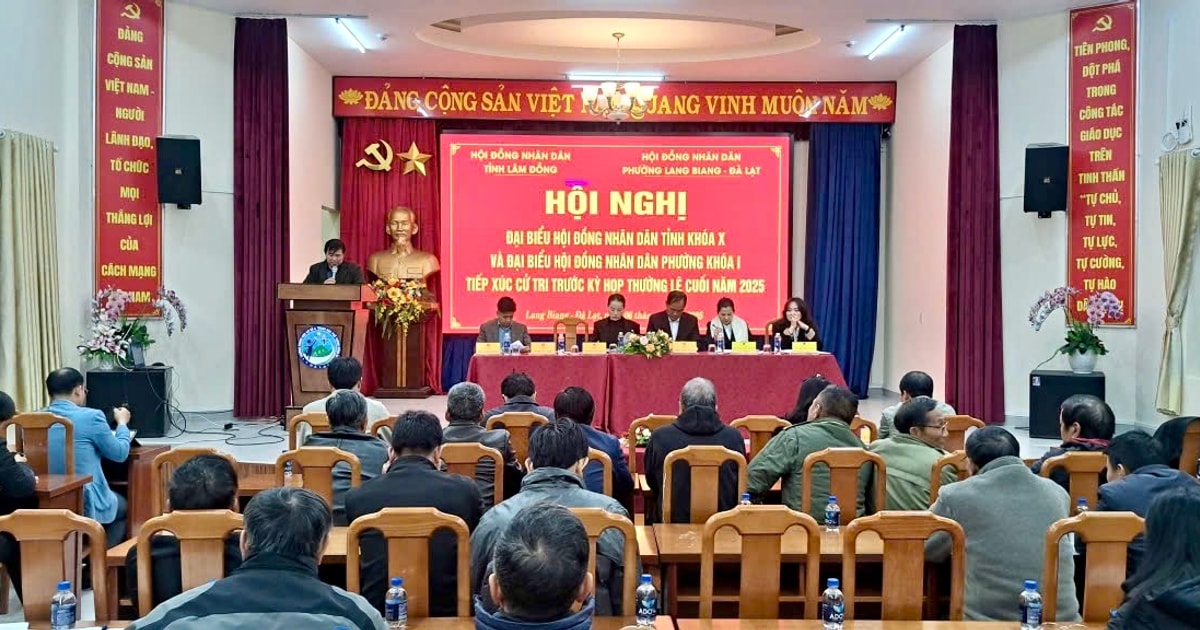 Cử tri phường Lang Biang - Đà Lạt kiến nghị về quy hoạch, cấp giấy chứng nhận quyền sử dụng đất