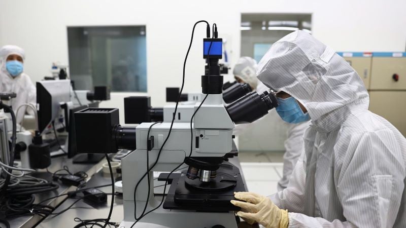 Hoạt động nghiên cứu khoa học tại Khu Công nghệ Thành phố Hồ Chí Minh.