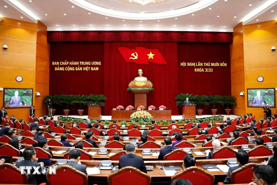 Úplný text projevu generálního tajemníka To Lama na závěrečném ceremoniálu 14. konference Toàn văn phát biểu của Tổng Bí thư Tô Lâm tại bế mạc Hội nghị lần thứ 14